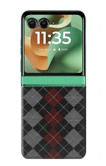 S3907 セーターのテクスチャ Sweater Texture Motorola Razr 60, Razr 2025 バックケース、フリップケース・カバー