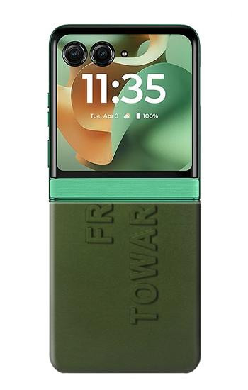 S3936 敵に向かって正面から Front Toward Enermy Motorola Razr 70+,60+, Razr+ (2026, 2025, 2024) バックケース、フリップケース・カバー