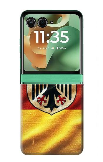 S3989 ドイツの鷲の古国旗 Germany Eagle Old Flag Motorola Razr 70+,60+, Razr+ (2026, 2025, 2024) バックケース、フリップケース・カバー