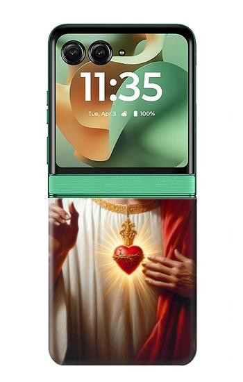 S3997 イエス・キリスト Jesus Christ Motorola Razr 70+,60+, Razr+ (2026, 2025, 2024) バックケース、フリップケース・カバー