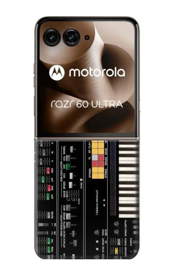S0061 シンセサイザー Synthesizer Motorola Razr 70 Ultra, 60 Ultra, 50 Ultra, Ultra 2026, Ultra 2025 バックケース、フリップケース・カバー
