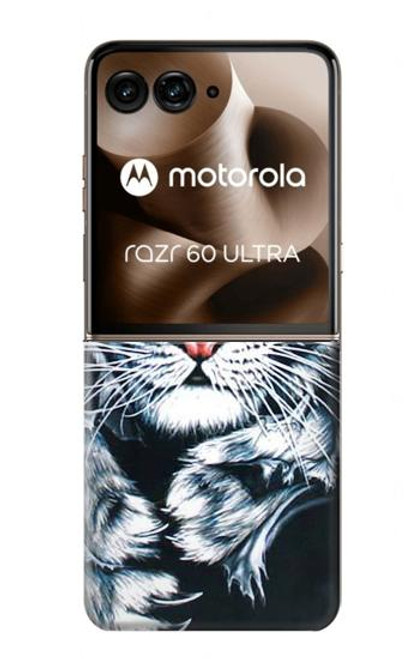 S0265 ホワイトタイガー White Tiger Motorola Razr 60 Ultra, Razr Ultra 2025 バックケース、フリップケース・カバー