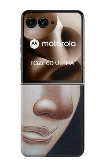 S1255 仏の顔 Buddha Face Motorola Razr 70 Ultra, 60 Ultra, 50 Ultra, Ultra 2026, Ultra 2025 バックケース、フリップケース・カバー