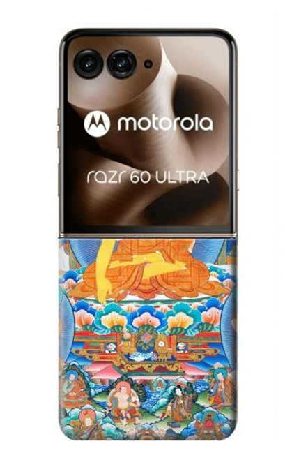 S1256 仏の絵画 Buddha Paint Motorola Razr 60 Ultra, Razr Ultra 2025 バックケース、フリップケース・カバー