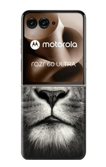 S1352 ライオンの顔 Lion Face Motorola Razr 70 Ultra, 60 Ultra, 50 Ultra, Ultra 2026, Ultra 2025 バックケース、フリップケース・カバー
