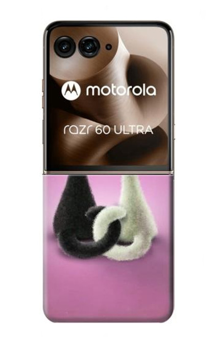 S1832 猫を愛します Love Cat Motorola Razr 60 Ultra, Razr Ultra 2025 バックケース、フリップケース・カバー
