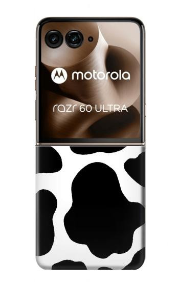 S2096 牛柄 Seamless Cow Pattern Motorola Razr 70 Ultra, 60 Ultra, 50 Ultra, Ultra 2026, Ultra 2025 バックケース、フリップケース・カバー