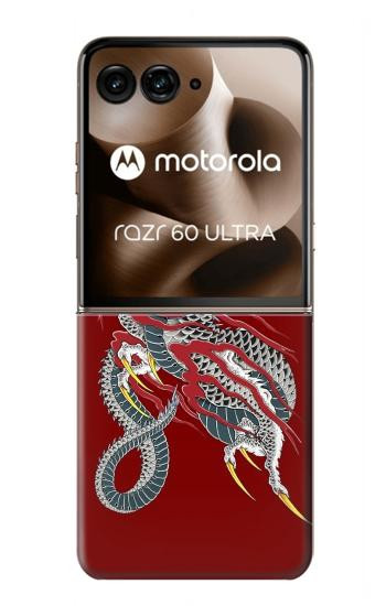 S2104 ヤクザドラゴンタトゥー Yakuza Dragon Tattoo Motorola Razr 70 Ultra, 60 Ultra, 50 Ultra, Ultra 2026, Ultra 2025 バックケース、フリップケース・カバー