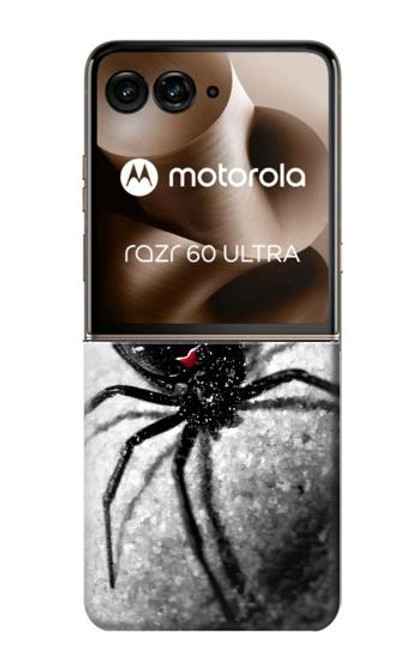 S2386 クロゴケグモ Black Widow Spider Motorola Razr 60 Ultra, Razr Ultra 2025 バックケース、フリップケース・カバー