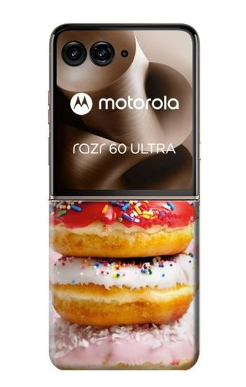 S2431 ファンシー甘いドーナツ Fancy Sweet Donuts Motorola Razr 70 Ultra, 60 Ultra, 50 Ultra, Ultra 2026, Ultra 2025 バックケース、フリップケース・カバー