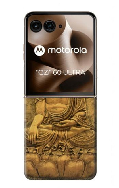 S2452 仏グラフィックプリント Buddha Bas Relief Art Graphic Printed Motorola Razr 60 Ultra, Razr Ultra 2025 バックケース、フリップケース・カバー