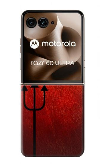 S2454 可愛い赤い小悪魔漫画 Red Cute Little Devil Cartoon Motorola Razr 60 Ultra, Razr Ultra 2025 バックケース、フリップケース・カバー
