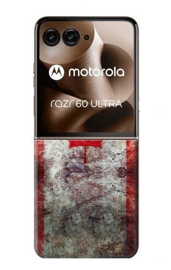 S2490 カナダメープルリーフ旗 Canada Maple Leaf Flag Texture Motorola Razr 70 Ultra, 60 Ultra, 50 Ultra, Ultra 2026, Ultra 2025 バックケース、フリップケース・カバー