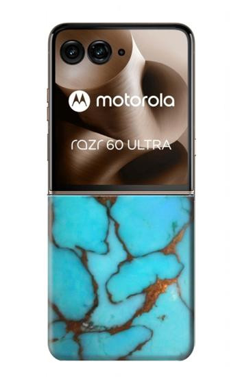 S2685 アクアターコイズ宝石グラフィックプリント Aqua Turquoise Gemstone Graphic Printed Motorola Razr 70 Ultra, 60 Ultra, 50 Ultra, Ultra 2026, Ultra 2025 バックケース、フリップケース・カバー