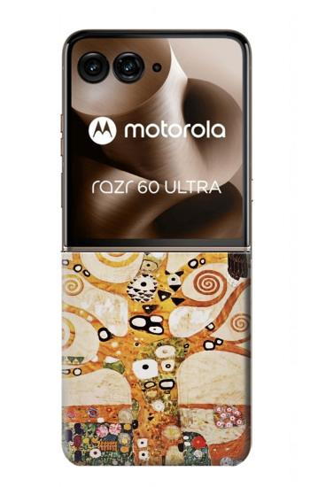 S2723 グスタフ・クリムト 生命の木 The Tree of Life Gustav Klimt Motorola Razr 70 Ultra, 60 Ultra, 50 Ultra, Ultra 2026, Ultra 2025 バックケース、フリップケース・カバー