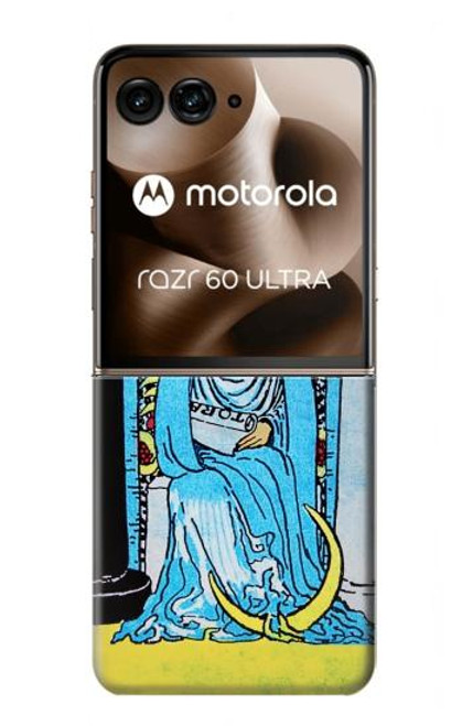 S2837 タロットカード 女教皇 The High Priestess Vintage Tarot Card Motorola Razr 60 Ultra, Razr Ultra 2025 バックケース、フリップケース・カバー