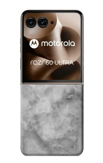 S2845 グレーマーブル Gray Marble Texture Motorola Razr 70 Ultra, 60 Ultra, 50 Ultra, Ultra 2026, Ultra 2025 バックケース、フリップケース・カバー