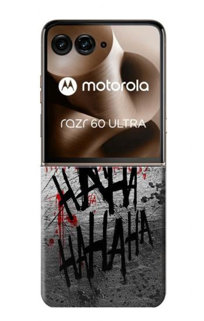 S3073 ジョーカー ハハハ・ブラッド・スプラッシュ Joker Hahaha Blood Splash Motorola Razr 60 Ultra, Razr Ultra 2025 バックケース、フリップケース・カバー