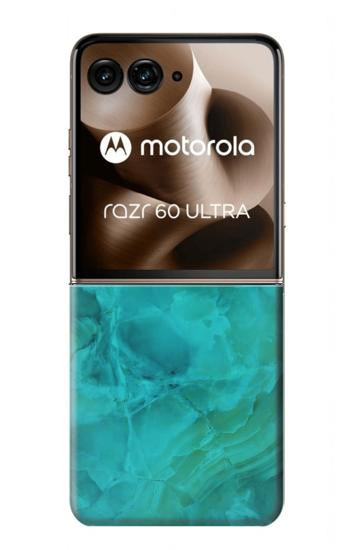S3147 アクアマーブルストーン Aqua Marble Stone Motorola Razr 70 Ultra, 60 Ultra, 50 Ultra, Ultra 2026, Ultra 2025 バックケース、フリップケース・カバー
