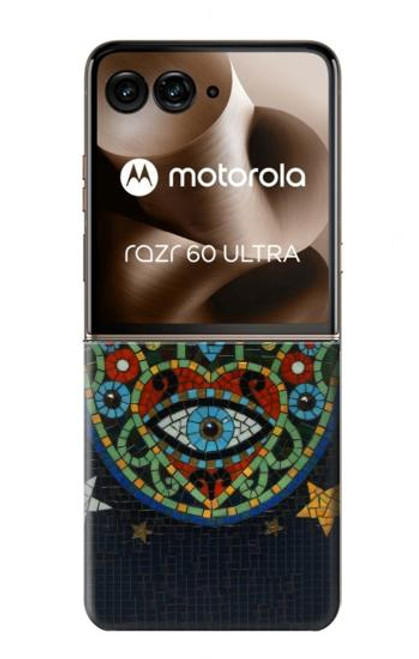 S3175 ハムサハンドモザイク Hamsa Hand Mosaics Motorola Razr 60 Ultra, Razr Ultra 2025 バックケース、フリップケース・カバー