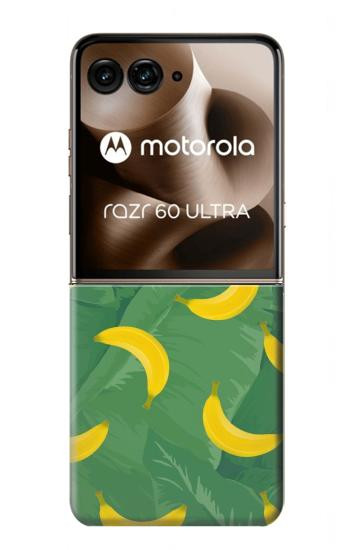 S3286 バナナの果物柄 Banana Fruit Pattern Motorola Razr 70 Ultra, 60 Ultra, 50 Ultra, Ultra 2026, Ultra 2025 バックケース、フリップケース・カバー