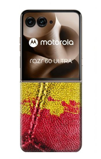 S3315 スペインの旗ビンテージフットボールのグラフィック Spain Flag Vintage Football Graphic Motorola Razr 70 Ultra, 60 Ultra, 50 Ultra, Ultra 2026, Ultra 2025 バックケース、フリップケース・カバー