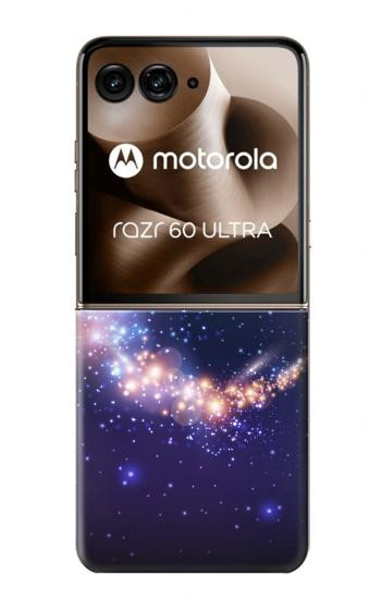 S3324 彎月・月・ギャラクシー Crescent Moon Galaxy Motorola Razr 70 Ultra, 60 Ultra, 50 Ultra, Ultra 2026, Ultra 2025 バックケース、フリップケース・カバー