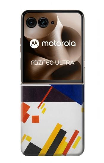 S3343 カジミール・マレーヴィチ最高指揮者作曲 Kazimir Malevich Suprematist Composition Motorola Razr 70 Ultra, 60 Ultra, 50 Ultra, Ultra 2026, Ultra 2025 バックケース、フリップケース・カバー