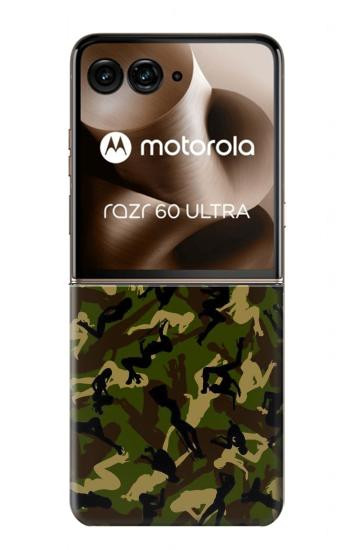 S3356 セクシーガールズカモ 迷彩 Sexy Girls Camo Camouflage Motorola Razr 70 Ultra, 60 Ultra, 50 Ultra, Ultra 2026, Ultra 2025 バックケース、フリップケース・カバー