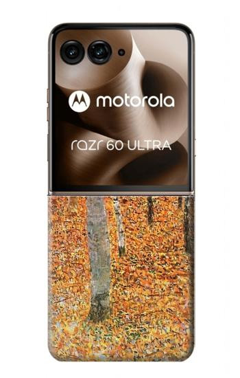 S3380 グスタフ・クリムト バーチフォレスト Gustav Klimt Birch Forest Motorola Razr 60 Ultra, Razr Ultra 2025 バックケース、フリップケース・カバー