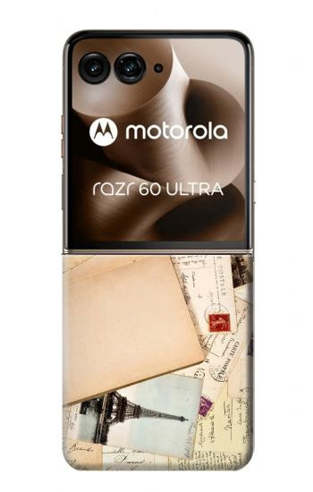 S3397 はがき思い出 Postcards Memories Motorola Razr 70 Ultra, 60 Ultra, 50 Ultra, Ultra 2026, Ultra 2025 バックケース、フリップケース・カバー