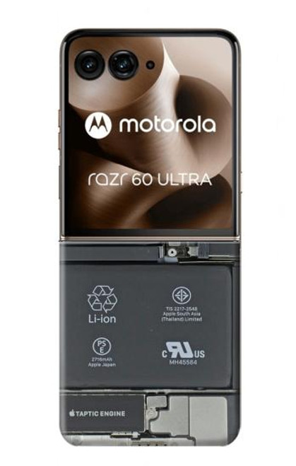 S3467 携帯電話の中のグラフィック Inside Mobile Phone Graphic Motorola Razr 60 Ultra, Razr Ultra 2025 バックケース、フリップケース・カバー