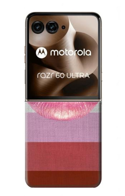 S3473 LGBTレズビアン旗 LGBT Lesbian Flag Motorola Razr 60 Ultra, Razr Ultra 2025 バックケース、フリップケース・カバー