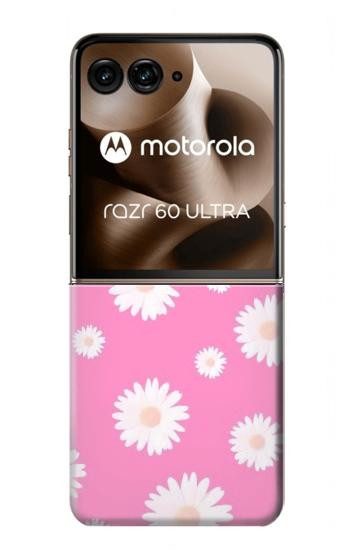 S3500 ピンクの花柄 Pink Floral Pattern Motorola Razr 70 Ultra, 60 Ultra, 50 Ultra, Ultra 2026, Ultra 2025 バックケース、フリップケース・カバー