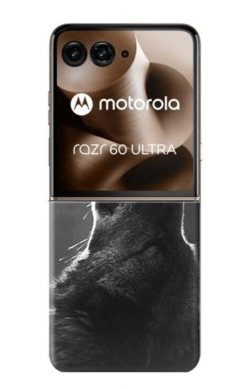 S3505 オオカミ Wolf Howling Motorola Razr 60 Ultra, Razr Ultra 2025 バックケース、フリップケース・カバー