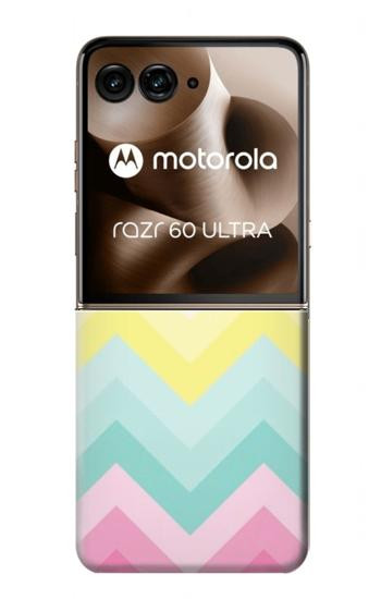 S3514 虹色ジグザグ Rainbow Zigzag Motorola Razr 70 Ultra, 60 Ultra, 50 Ultra, Ultra 2026, Ultra 2025 バックケース、フリップケース・カバー
