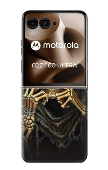 S3594 死神ポーカー Grim Reaper Wins Poker Motorola Razr 70 Ultra, 60 Ultra, 50 Ultra, Ultra 2026, Ultra 2025 バックケース、フリップケース・カバー