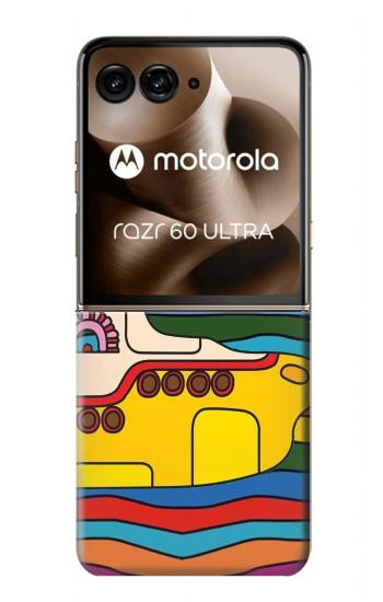 S3599 ヒッピーサブマリン Hippie Submarine Motorola Razr 70 Ultra, 60 Ultra, 50 Ultra, Ultra 2026, Ultra 2025 バックケース、フリップケース・カバー