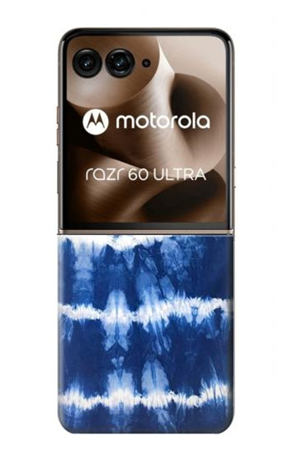 S3671 ブルータイダイ Blue Tie Dye Motorola Razr 60 Ultra, Razr Ultra 2025 バックケース、フリップケース・カバー