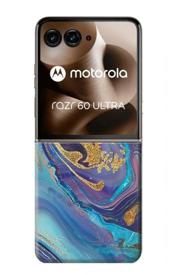 S3676 カラフルな抽象的な大理石の石 Colorful Abstract Marble Stone Motorola Razr 70 Ultra, 60 Ultra, 50 Ultra, Ultra 2026, Ultra 2025 バックケース、フリップケース・カバー