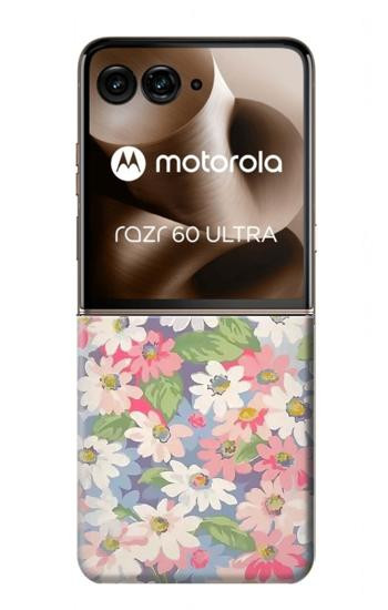 S3688 花の花のアートパターン Floral Flower Art Pattern Motorola Razr 70 Ultra, 60 Ultra, 50 Ultra, Ultra 2026, Ultra 2025 バックケース、フリップケース・カバー