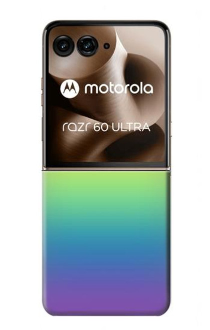 S3698 LGBTグラデーションプライドフラグ LGBT Gradient Pride Flag Motorola Razr 60 Ultra, Razr Ultra 2025 バックケース、フリップケース・カバー