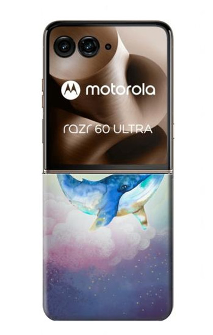 S3802 夢のクジラ パステルファンタジー Dream Whale Pastel Fantasy Motorola Razr 60 Ultra, Razr Ultra 2025 バックケース、フリップケース・カバー