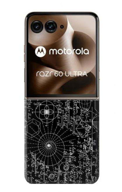 S3808 数学黒板 Mathematics Blackboard Motorola Razr 60 Ultra, Razr Ultra 2025 バックケース、フリップケース・カバー