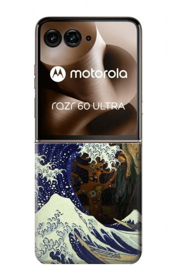 S3851 アートの世界 ヴァンゴッホ 北斎 ダヴィンチ World of Art Van Gogh Hokusai Da Vinci Motorola Razr 70 Ultra, 60 Ultra, 50 Ultra, Ultra 2026, Ultra 2025 バックケース、フリップケース・カバー