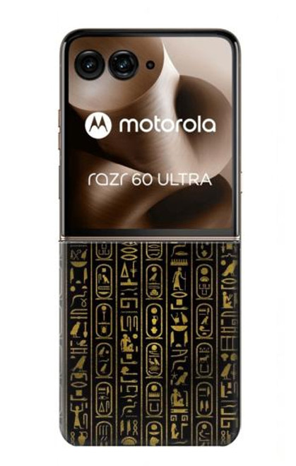 S3869 古代エジプトの象形文字 Ancient Egyptian Hieroglyphic Motorola Razr 60 Ultra, Razr Ultra 2025 バックケース、フリップケース・カバー