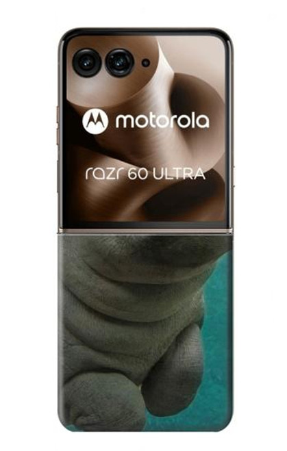 S3871 かわいい赤ちゃんカバ カバ Cute Baby Hippo Hippopotamus Motorola Razr 60 Ultra, Razr Ultra 2025 バックケース、フリップケース・カバー