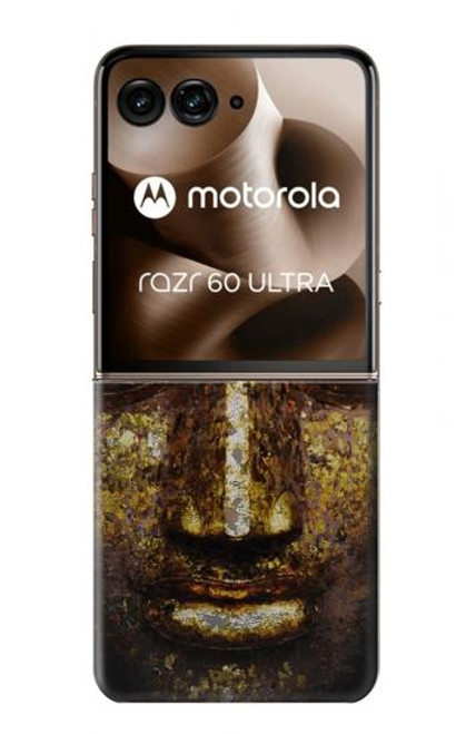S3874 ブッダフェイスオームシンボル Buddha Face Ohm Symbol Motorola Razr 60 Ultra, Razr Ultra 2025 バックケース、フリップケース・カバー