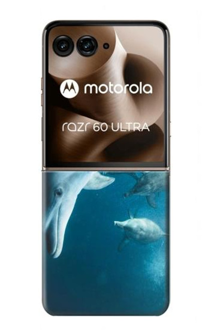 S3878 イルカ Dolphin Motorola Razr 60 Ultra, Razr Ultra 2025 バックケース、フリップケース・カバー