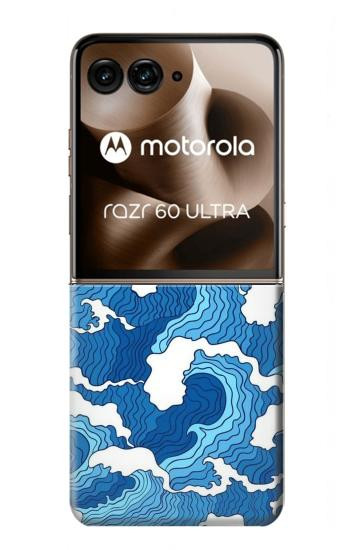 S3901 美しい嵐の海の波 Aesthetic Storm Ocean Waves Motorola Razr 70 Ultra, 60 Ultra, 50 Ultra, Ultra 2026, Ultra 2025 バックケース、フリップケース・カバー